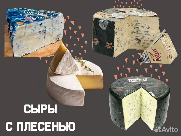 Сыр с плесенью Бавария Блю, мягкие сыры из Европы