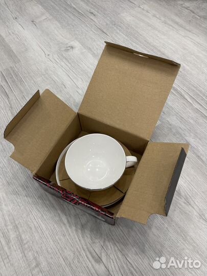 Кружка с блюдцем