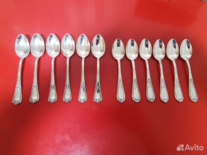 Ложки чайные Модерн и Венок Старый Киев