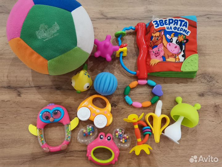 Погремушки грызунки развивающие игрушки пакетом