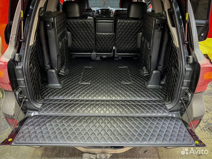 3Д ковры из экокожи для Toyota Land Cruiser 200