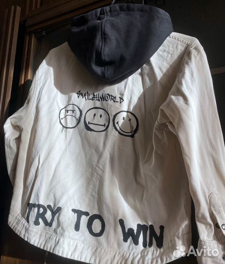 Джинсовая рубашка zara 134-140