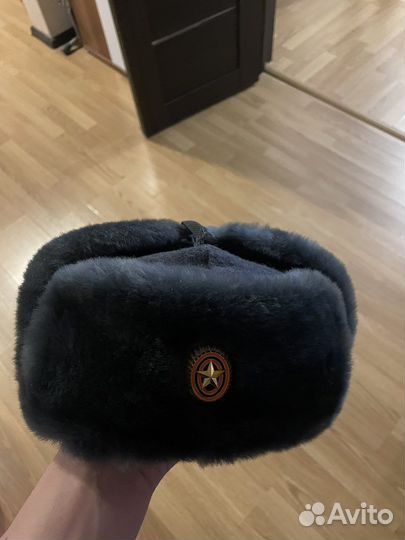 Шапка зимняя уставная военная вкпо, размер 58