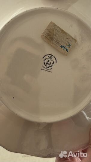 Керамические тарелки. Прозводство Италия