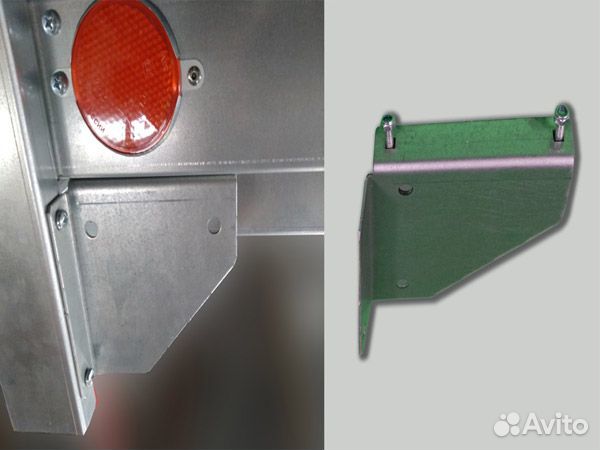 Крепление стойки прицепа заднее правое