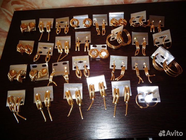 Серьги бижутерия сережки новые