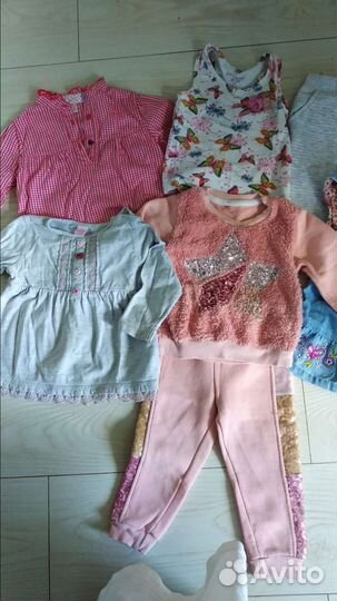 Пакет вещей на девочку 74 80 86
