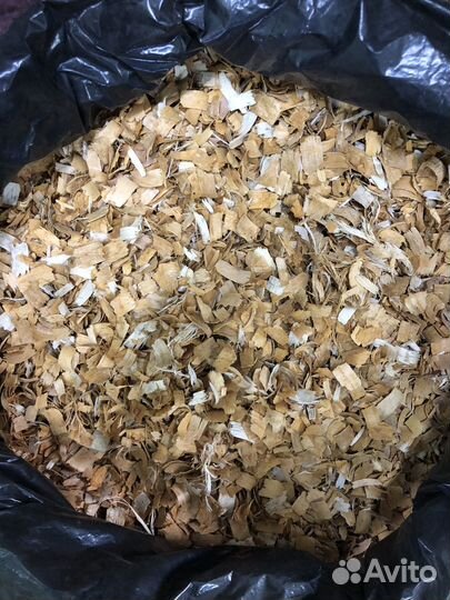 Опилки в мешках