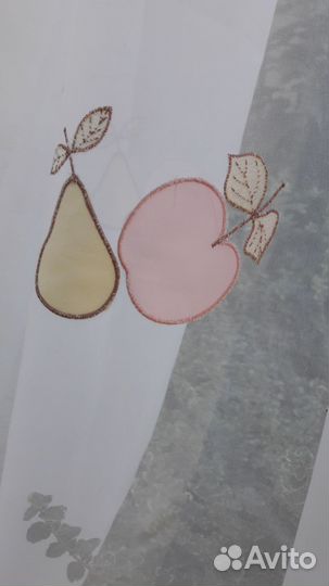 Тюль на кухню б/у