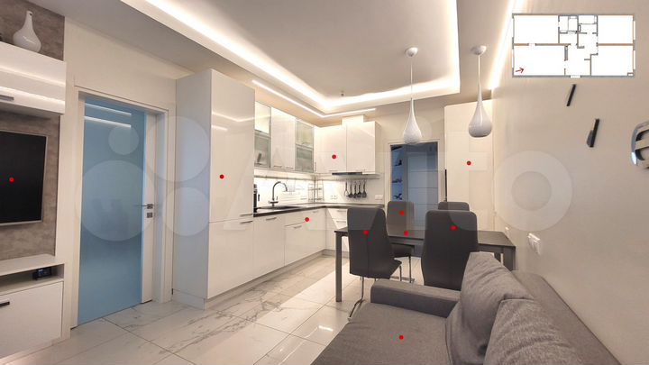4-к. квартира, 75 м², 3/5 эт.
