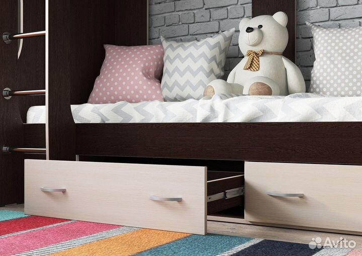 Кровать двухярусная 