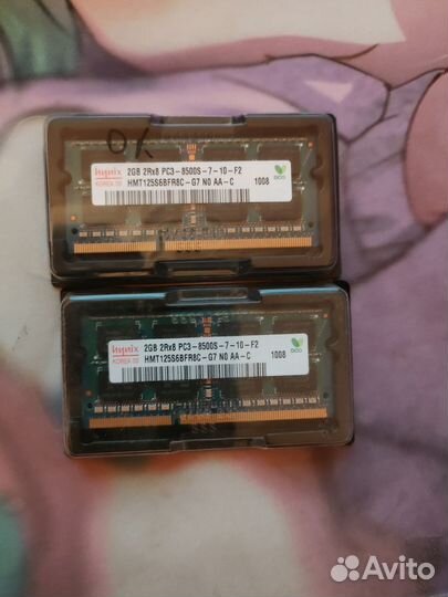 Оперативная память SO-dimm DDR3 2x2GB