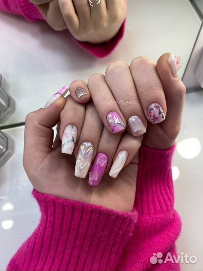 Маникюр / Наращивание ногтей / Крейзи дизайн