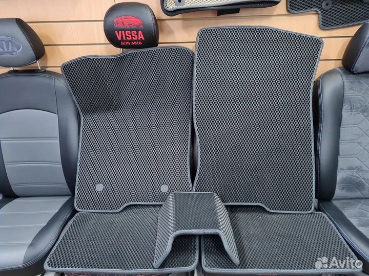 Коврики ева (EVA) на Volkswagen Polo 6 лифт. 2020