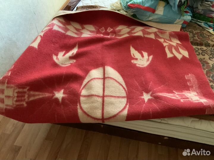 Одеяло шерстяное СССР 210/146