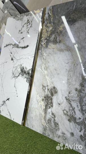 Керамогранит 60х120 с прожилками золота