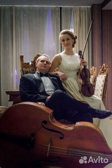 Дуэт Скрипка и Контрабас на свадьбу / на праздник