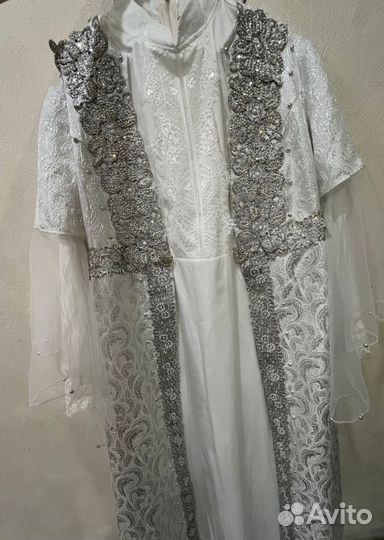 Нацанальное узбекское свадебное платье