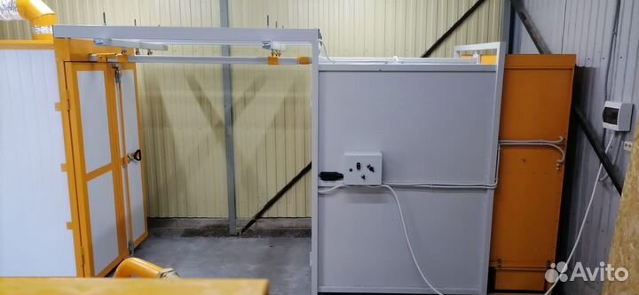 Камера для порошковой покраски дисков