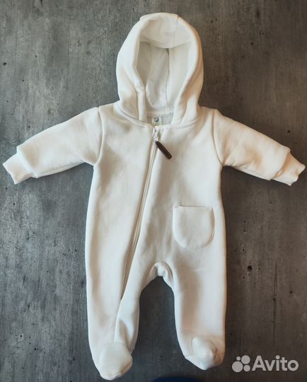Комбинезон утепленный для новорожденного 62