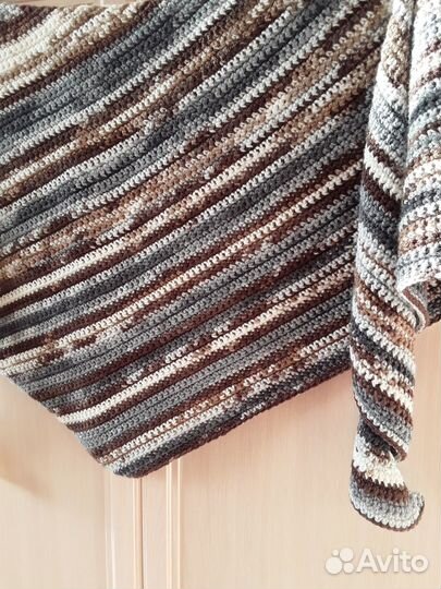 Шарф бактус вязаный ручная работа