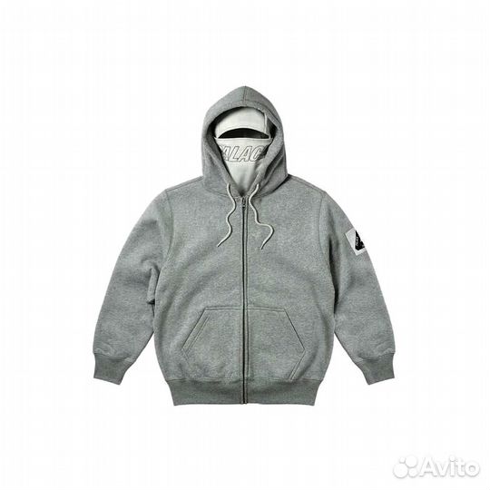 Зип худи с балаклавой palace