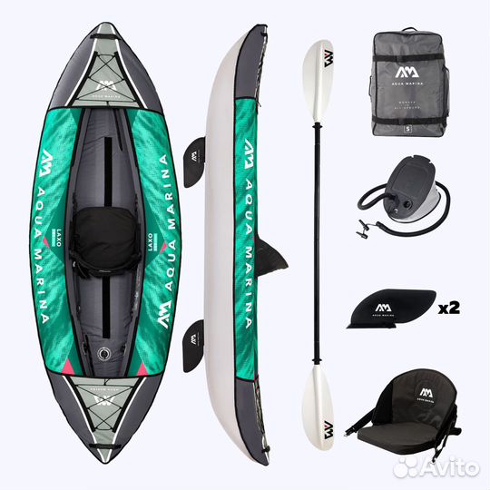 Каяк надувной Aqua Marina Laxo-285 S23