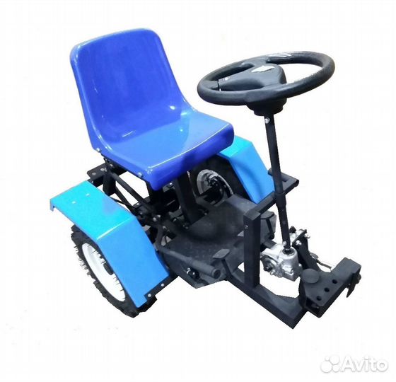 Адаптер задний с рулём ам-2 для мотоблока