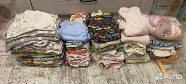 Вещи пакетом на девочку с 56 до 86 размер
