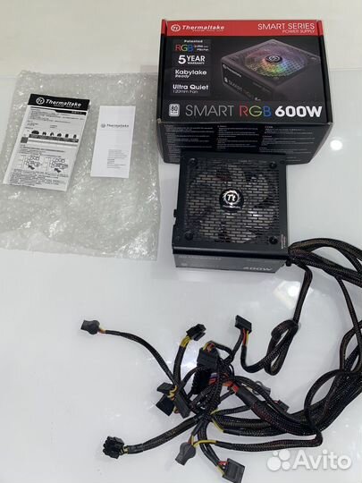 Блок питания Thermaltake Smart RGB 600Вт