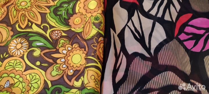 Крепдешин отрез СССР