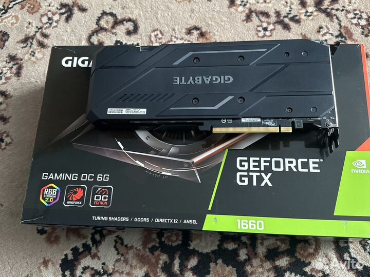 Видеокарта gtx 1660 6gb