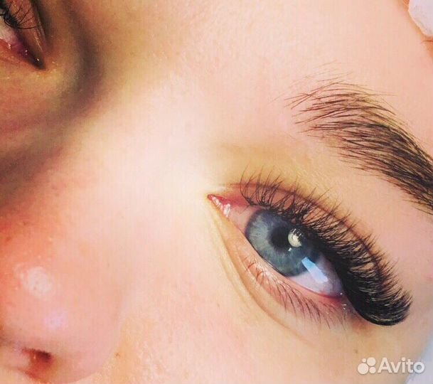 Наращивание ресниц, брови, маникюр (гель лак )