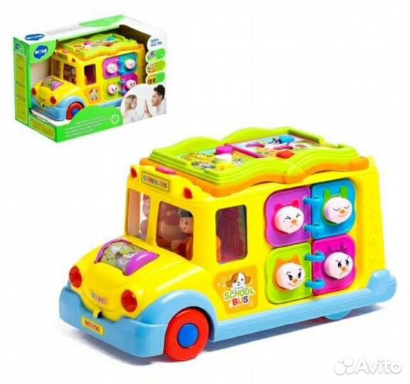 Забавный автобус, музыкальный на английском