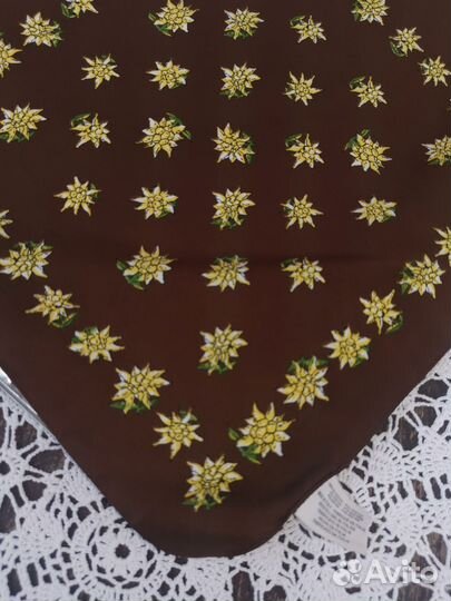 Эдельвейс платочки коричневый тон