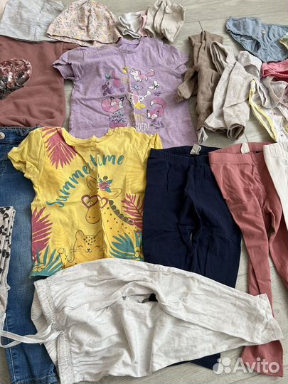 Детские вещи пакетом на девочку 98