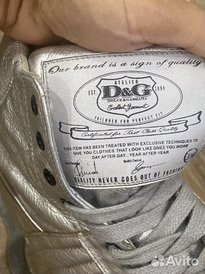 Dolce gabbana кеды оригинал