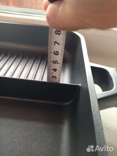 Сковорода гриль трехсекционная