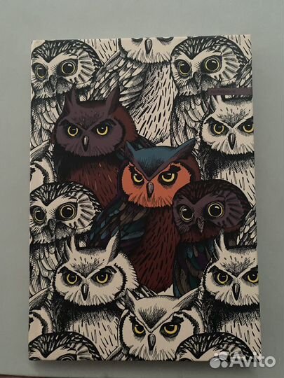 Блокнот новый филины