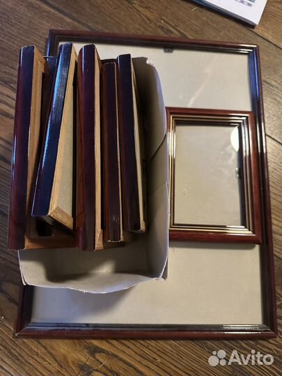 Фоторамки из дерева 8 шт