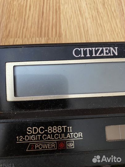 Калькулятор Citizen SDC-888T