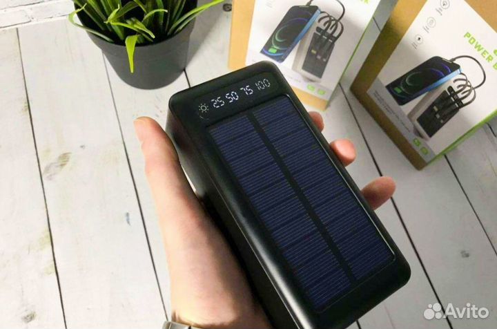 Powerbank 50000 mah на солнечной батарее