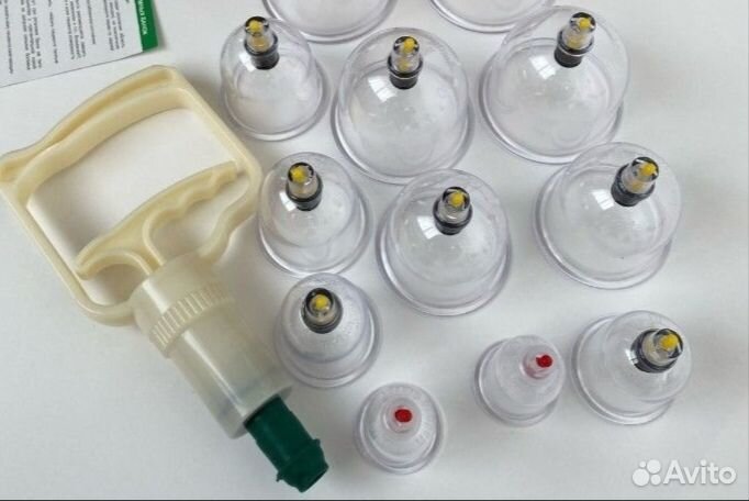 Вакуумные банки для массажа и хиджамы