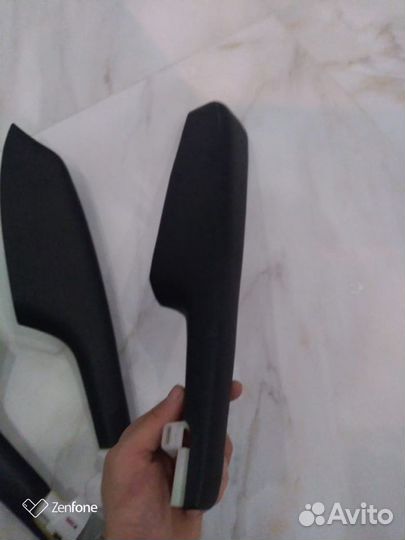 Кожаные вставки на обшивки дверей Тойота Камри v55