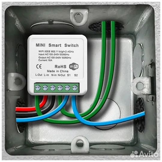 Умное реле для работы с алисой, умного дома