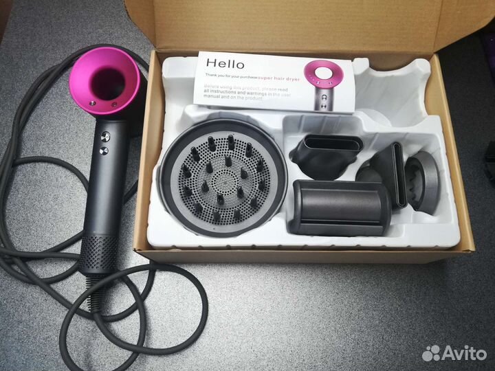 Фен dyson + стайлер rowenta в подарок