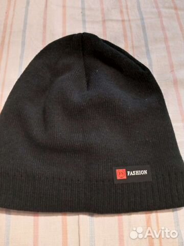 Вязаная шапка мужская