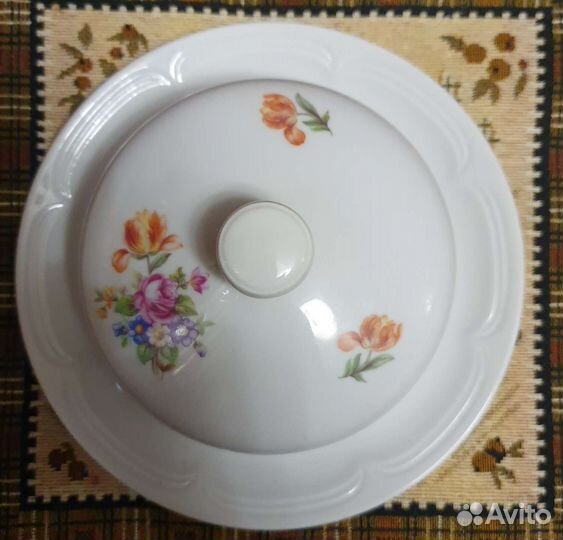 Масленка фарфор ГДР