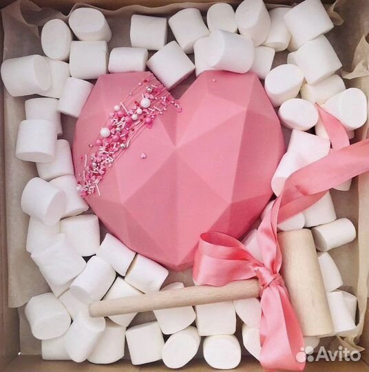 Шоколадное сердце с сюрпризом