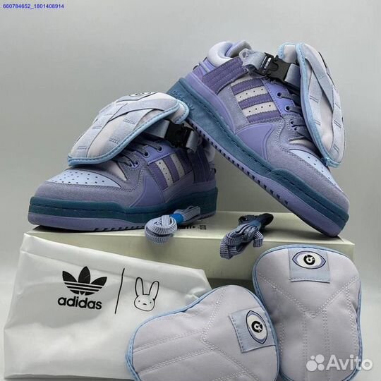 Кроссовки Adidas Bad Bunny Forum Low (Арт.39061)